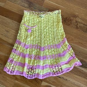 Betsey Johnson crochet skirt